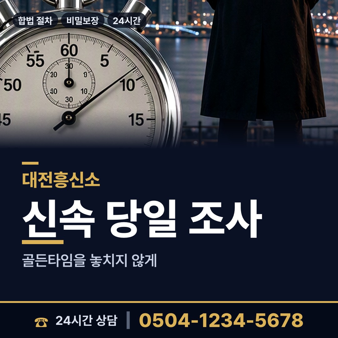 대전 신인동 기업탐정 상담 안내